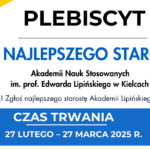 Wybierz Najlepszego Starostę Akademii Nauk Stosowanych w Kielcach!