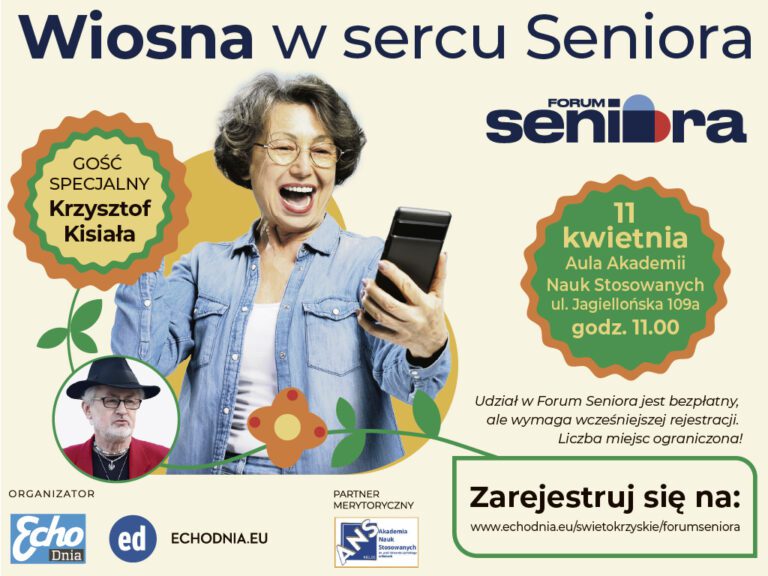 Forum Seniora – wsparcie i integracja świętokrzyskich seniorów