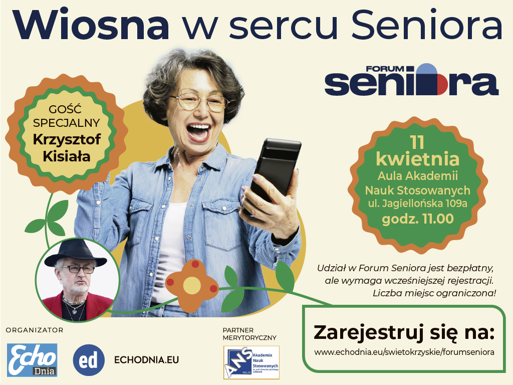 Forum Seniora – wsparcie i integracja świętokrzyskich seniorów