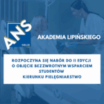 Rozpoczyna się nabór do II edycji o objęcie bezzwrotnym wsparciem studentów kierunku pielęgniarstwo w ramach Działania 3 