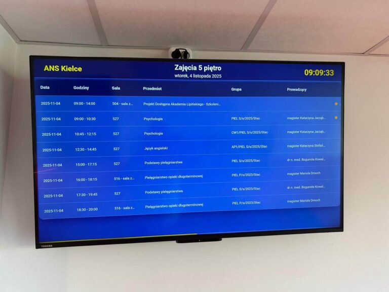 Akademia Nauk Stosowanych w Kielcach (Akademia Lipińskiego) jest w połowie realizacji projektu „Dostępna Akademia Lipińskiego”, współfinansowanego przez Unię… Dostępna Akademia Lipińskiego – półmetek realizacji projektu