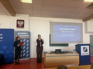 12 marca w Akademii Nauk Stosowanych im. prof. Edwarda Lipińskiego w Kielcach odbyło się wydarzenie CEO CARE DAY – inicjatywa, której celem było połączenie… CEO CARE DAY – nauka i biznes spotkały się w Akademii Lipińskiego