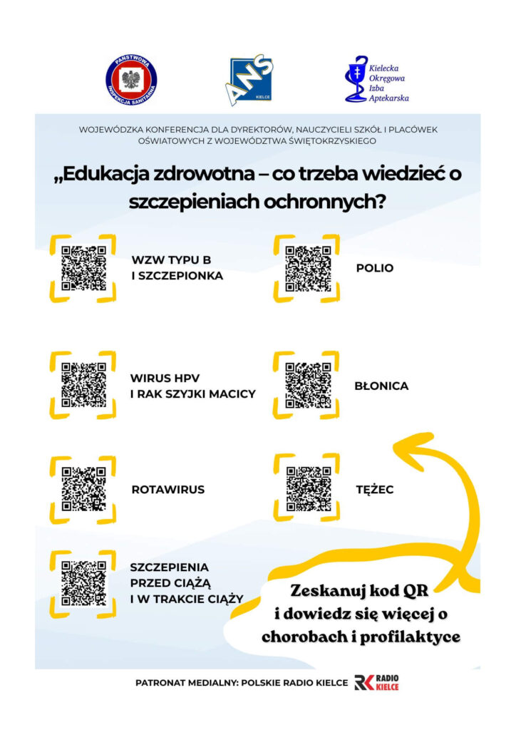 Wojewódzka konferencja „Edukacja zdrowotna – co trzeba wiedzieć o szczepieniach ochronnych?”