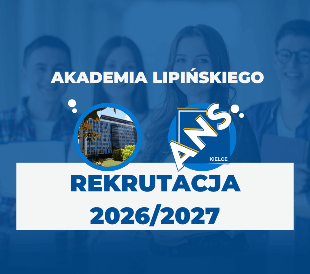Rozpocznij swoją drogę zawodową w miejscu, które łączy nowoczesne podejście do edukacji, praktykę i wysoką jakość kształcenia.
Akademia Lipińskiego – Kielce… Rozpocznij studia w Akademii Lipińskiego. Rekrutacja na rok akademicki 2026/2027 już trwa.