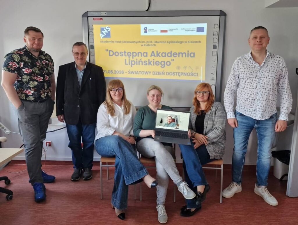 Światowy Dzień Wiedzy o Dostępności w Akademii Lipińskiego – inwestujemy w edukację bez barier