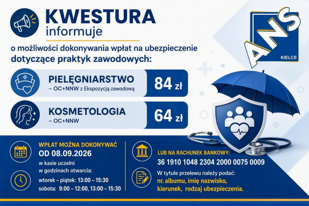 Ubezpieczenie praktyk zawodowych 2026/2027